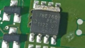 78E760 适用丰田亚州龙电子手刹马达汽车电脑板MOS场效应管芯片