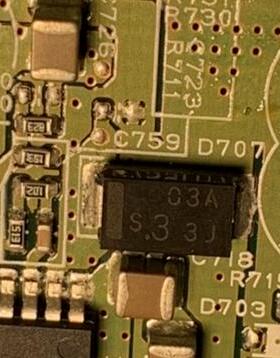 03AS3  汽车电脑板贴片肖特基二极管 2脚 进口现货直拍