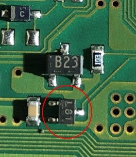 L81 马自达三菱电脑板B23旁边三极管GA1L3M 全新进口