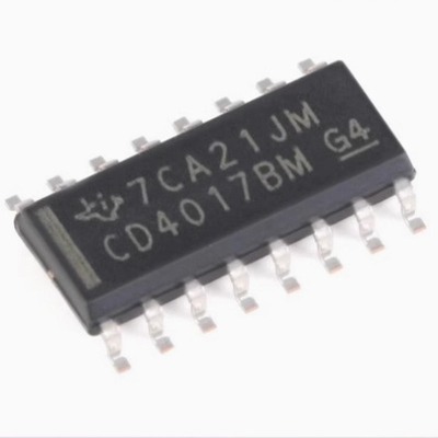 CD4017BM 解码输出的CMOS十进制计数器芯片 全新