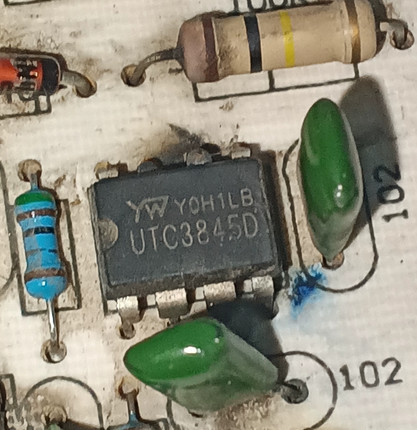 UTC3845D 新能源汽车充电机电源芯片直插式8脚