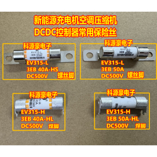 3EB 500V新能源充电机保险丝 EV315 30A 20A 40A 50A