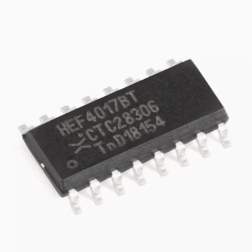 HEF4017BT SOP-16 5级约翰逊计数器 十进制计数器芯片
