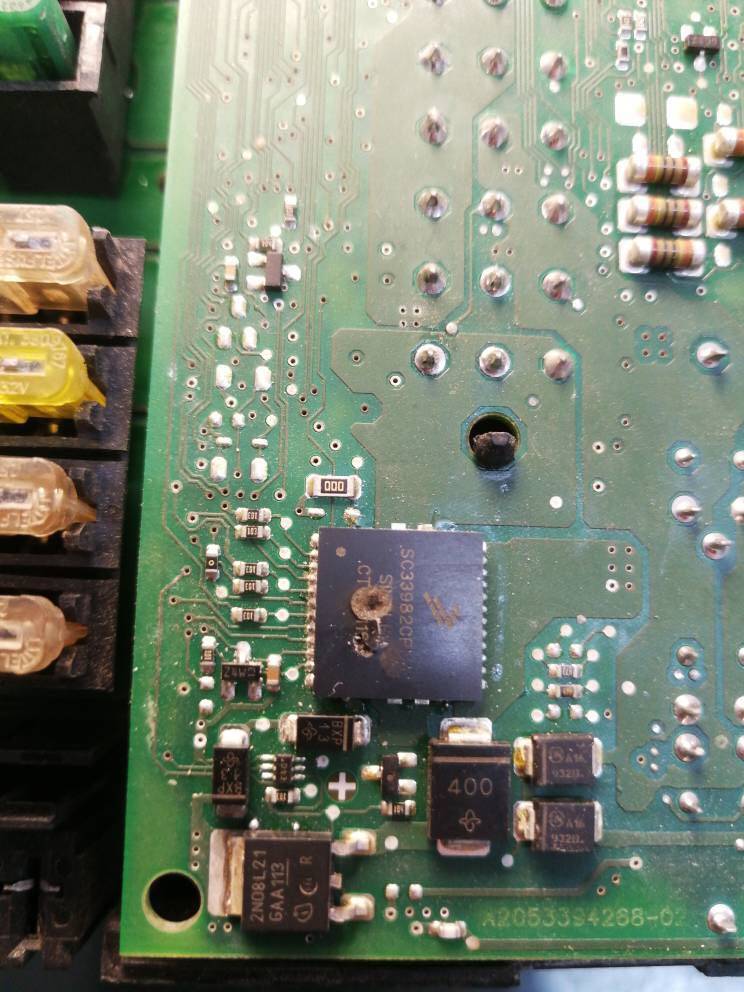 SC33982CPNA 斯玛特风扇不转 奔驰锁头冷车挂不了挡电源开关芯片