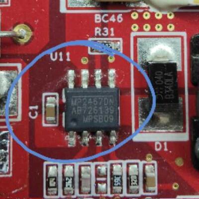 降压八脚MP2467DNDCDC电源芯片