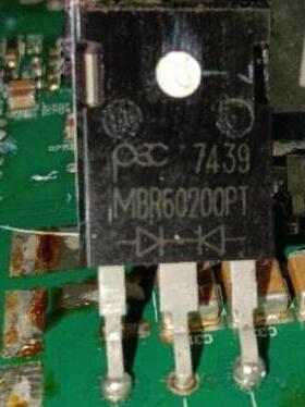 MBR60200PT 北汽EC180新能源充电机肖特基二极管TO247 拆机测量好