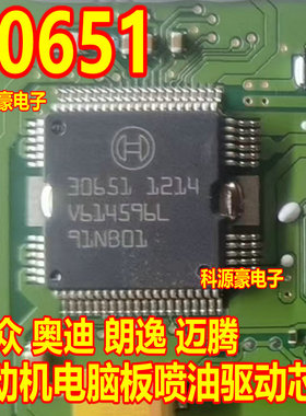 30651 大众 奥迪 朗逸迈腾汽车发动机电脑板 喷油驱动芯片