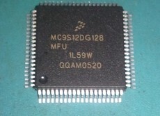 MC9S12DG128MFU 1L59W 奥迪A6L转向柱电脑J518易损CPU 全新 80脚