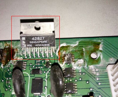 42827 德尔福MT20红白插汽车发动机电脑ECU 怠速控制模块驱动芯片