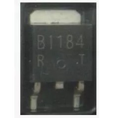 B1184 2SB1184 三极管60V 3A TOP-252封装 贴片管