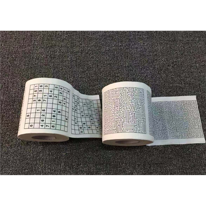 益智创意数独卷纸迷宫纸巾个性智力厕纸填字游戏纸巾游戏卷筒厕纸