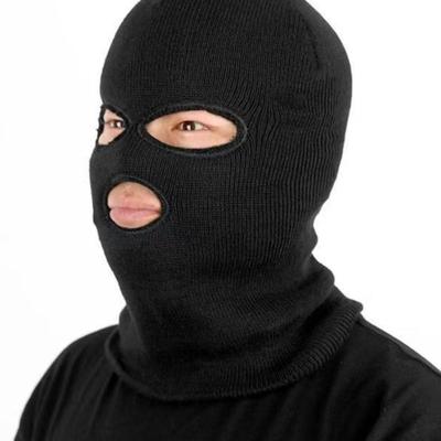 冬季黑色帽子全脸摩托车保暖头套