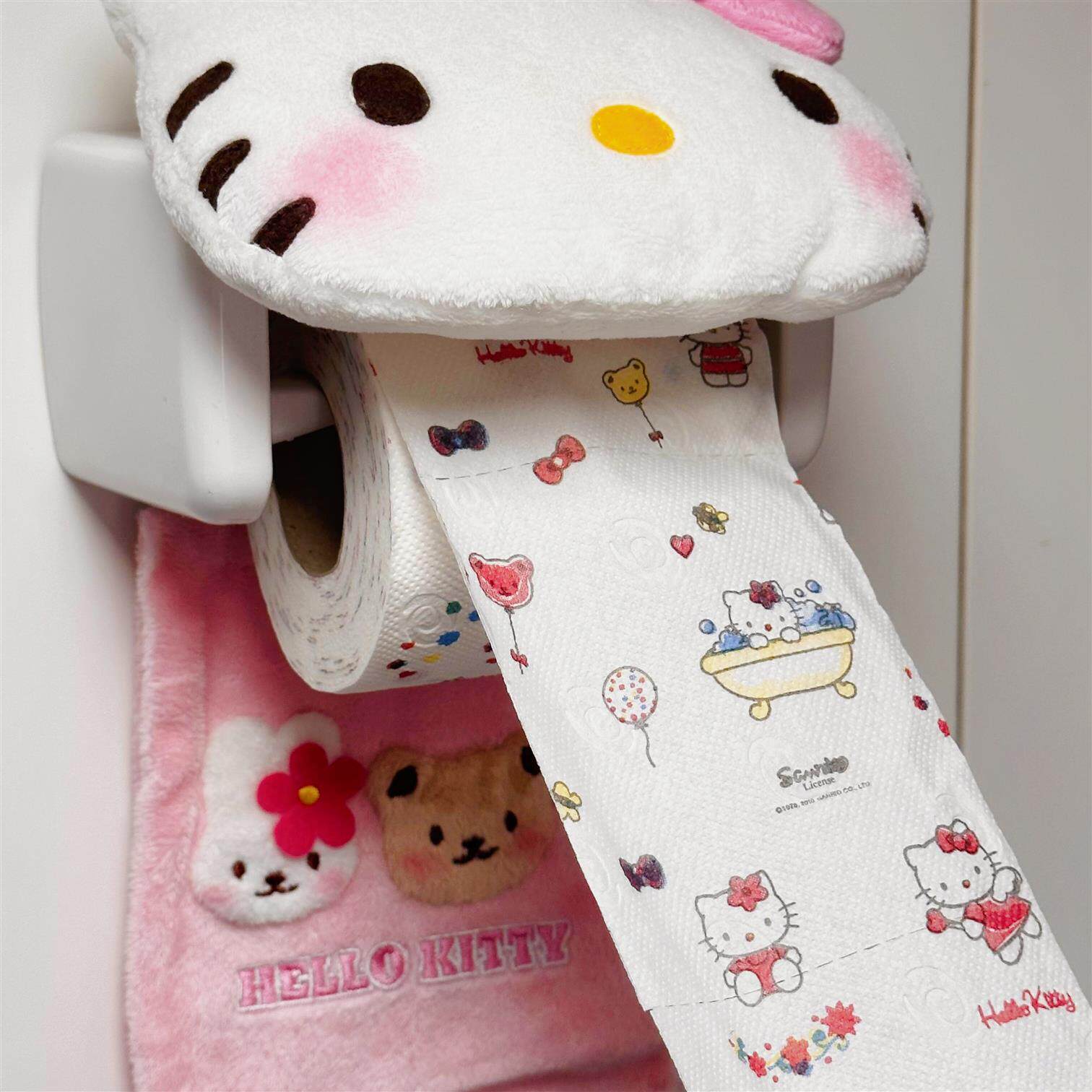 hellokitty卫生纸卷纸巾卷筒纸擦手纸印花凯蒂猫面纸卫生间厨房用