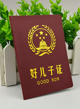 好爸爸好妈妈奖男友证搞笑证件