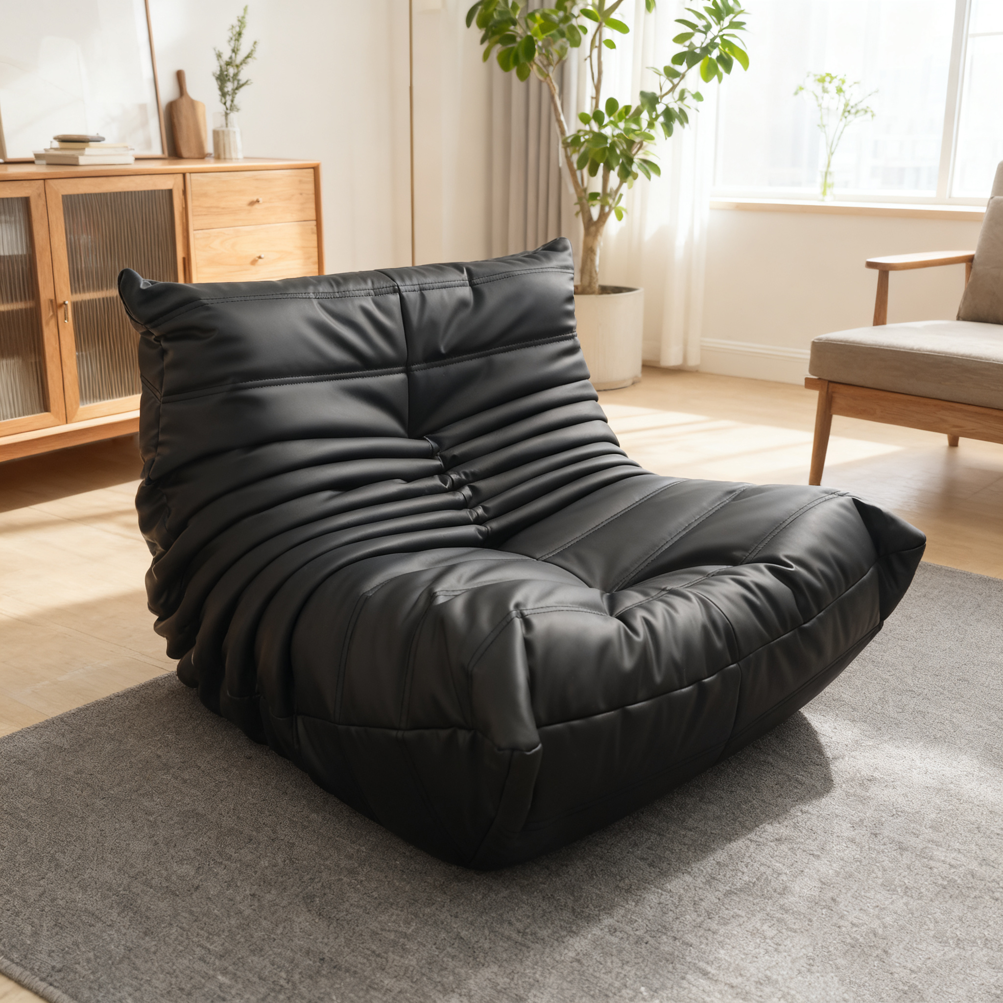 懒人沙发毛毛虫沙发单人休闲网红躺椅阳台卧室躺椅宠物窝换鞋凳,住宅家具,懒人沙发,淘宝优惠券,粉丝福利购,淘宝优惠卷