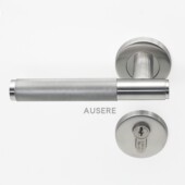 欧标锁体全铜锁芯 304不锈钢实心滚花防滑房间门锁 出口欧洲 新款