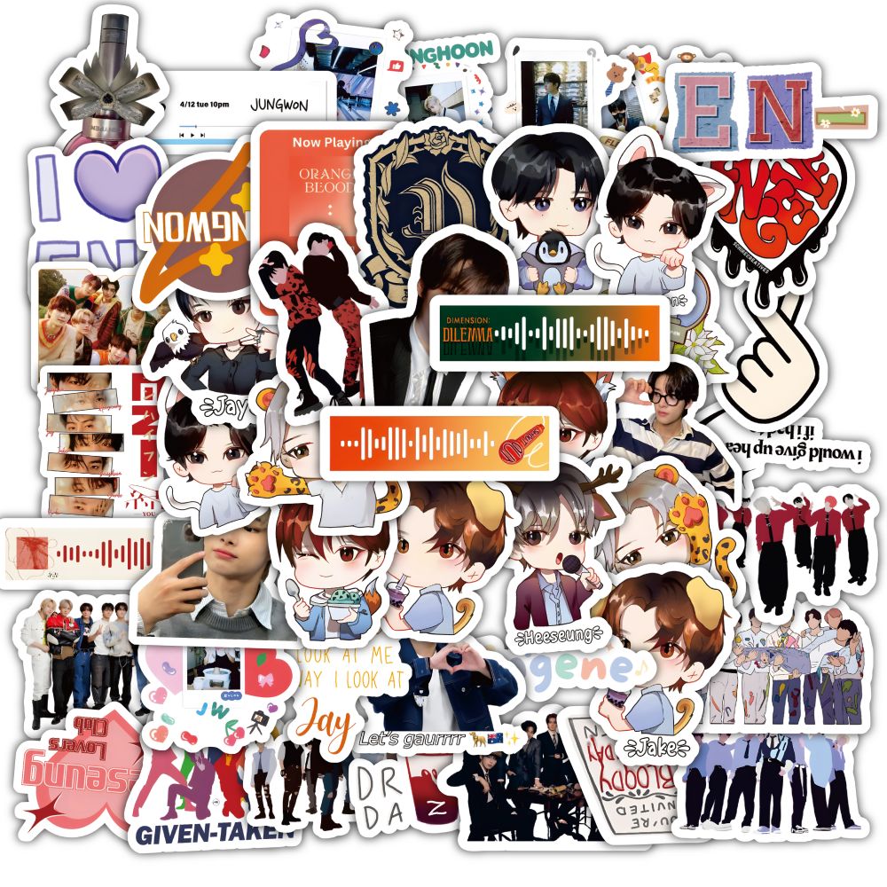 120张q版男团ENHYPEN贴纸