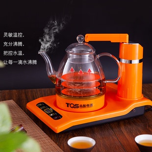 加厚玻璃泡茶壶 高航自动上水壶电热烧水壶家用电磁炉茶具抽水式
