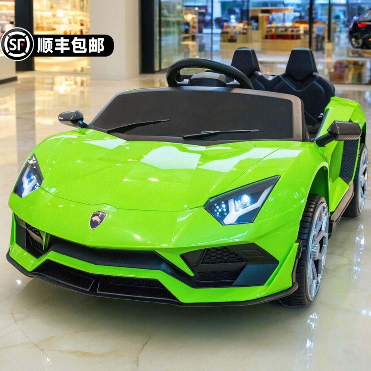 0-8岁儿童电动车可坐人