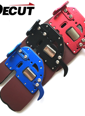 迪酷特弓箭RUGB2护指牛皮护具扳指护手反曲美猎直拉弓射箭三指套