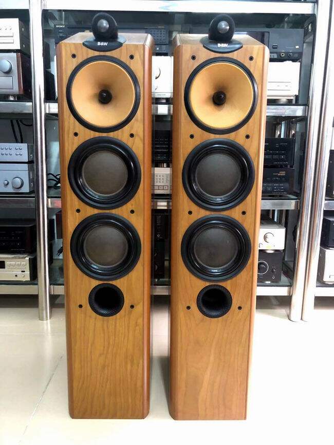 二手原装英国进口b&w/宝华cdm9nt经典发烧落地音箱
