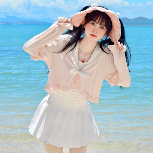 女防晒服夏季连帽罩衫开衫防晒衣