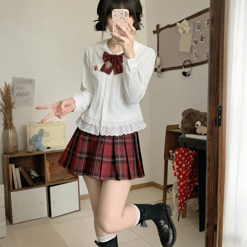 日系JK学院风长袖制服套装
