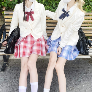 秋冬季 套装 日系原创正版 西服衬衫 制服女短裙双子款 学院风JK小西装