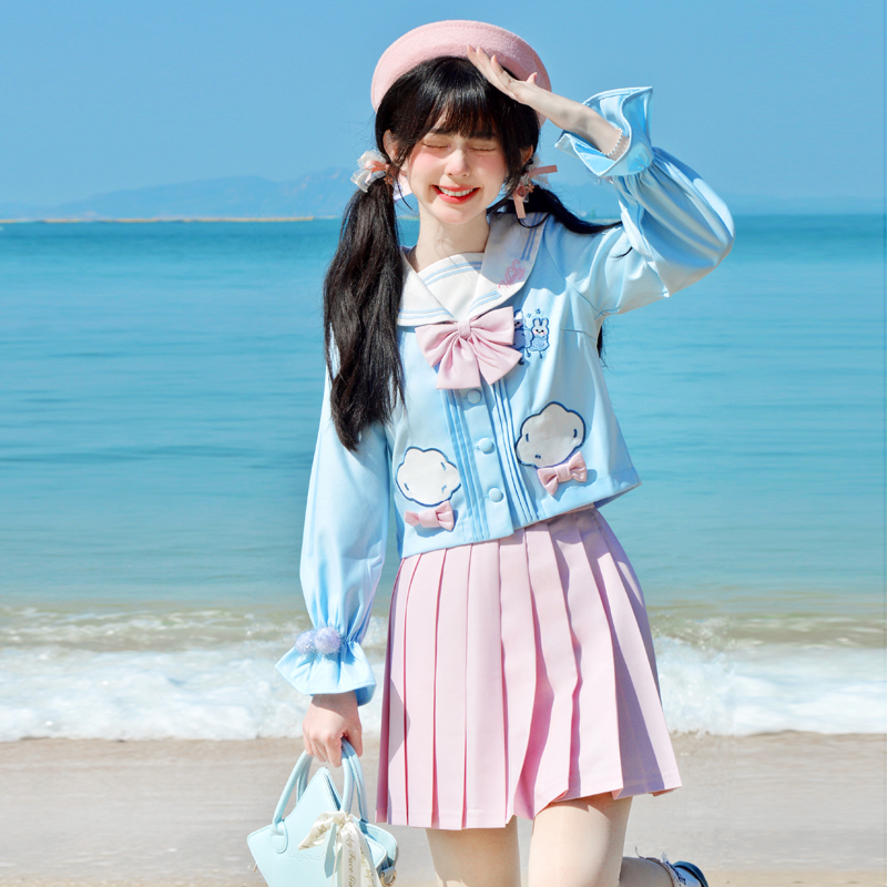 学院风JK制服长袖幼稚园水手服