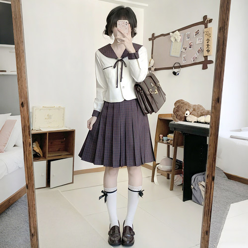 学院风JK水手服长袖制服套装