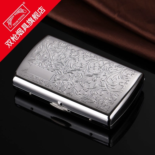 Ультратонкий портативный маленький креативный медный металлический водонепроницаемый портсигар подходит для мужчин и женщин