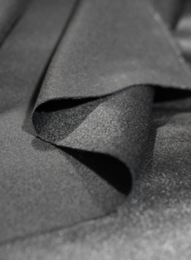 88号康平纳黑色精纺单面羊绒 530g/3m 50%羊绒40%羊毛10%锦纶弹力