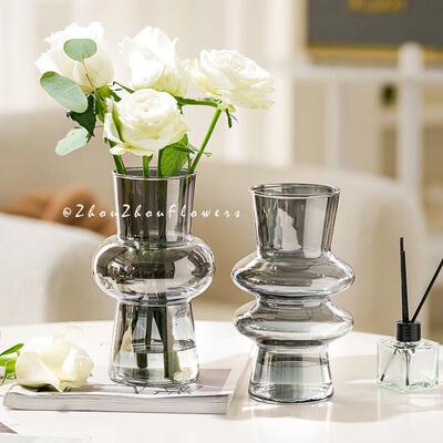 Nordic Home Decor Glass Vase Living Room Decoration Flower V