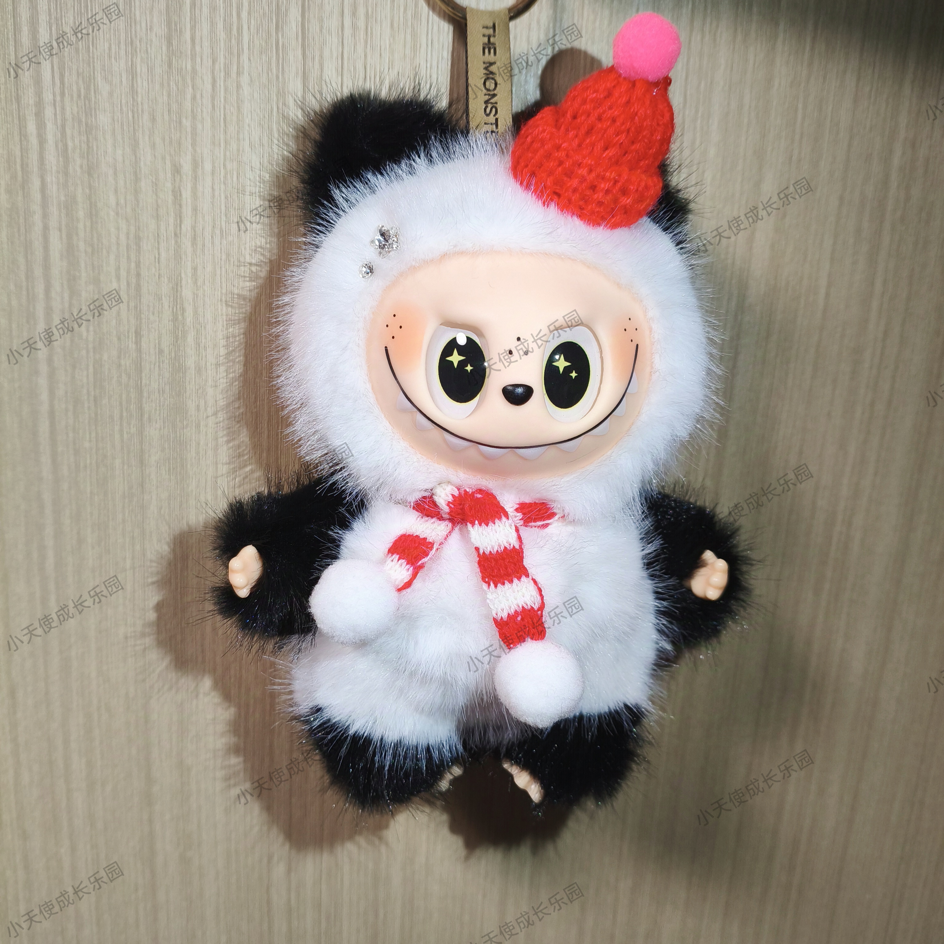 labubu拉布布改娃公仔糖胶玩偶挂件毛绒公仔挂件玩偶挂饰包挂件