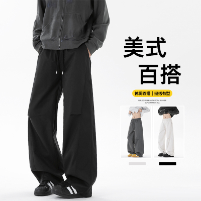 2025秋季高品质直筒侧条纹美式休闲裤 A107-CK25639-特P35 无影墙