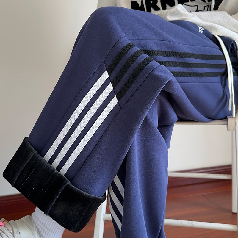 含棉量60%抖音华棉秋冬季休闲百搭长裤CK98102-特P40厚45,男装休闲裤,电商A107