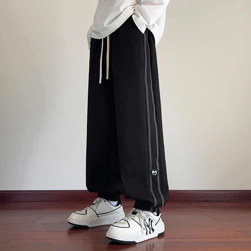 菠萝格2025秋季新品休闲百搭显瘦显高卫裤潮男长裤CK98106-特35,男装休闲裤,电商A107