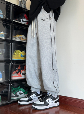 华棉 抖音爆款2024主推秋冬季显瘦显高束脚九分长裤 HM8002-特P45