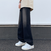 H807 美式 特P30 直筒长裤 A107 高街牛仔裤 男女秋冬水洗宽松修身