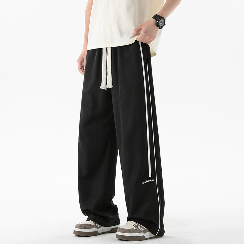 得物品质2025夏季潮流百搭冰丝透气长裤A107-CK2585-特P30，男装休闲裤，电商A107