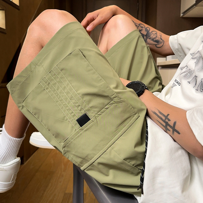 得物品质 冰感透气休闲男夏季宽松百搭短裤 A107-DK2512-特P30