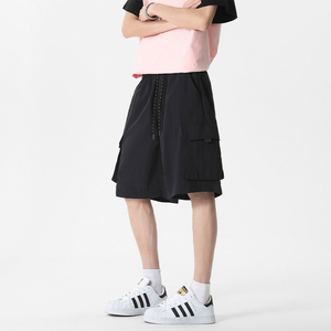 得物品质 冰感透气休闲男夏季宽松百搭短裤 A107-DK2512-特P30图片