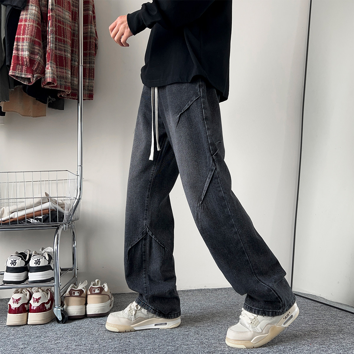 A107-NZ002-特P36牛仔裤67.5%棉21%聚酯纤维11.5%再生纤维素纤维,男装牛仔裤,电商A107