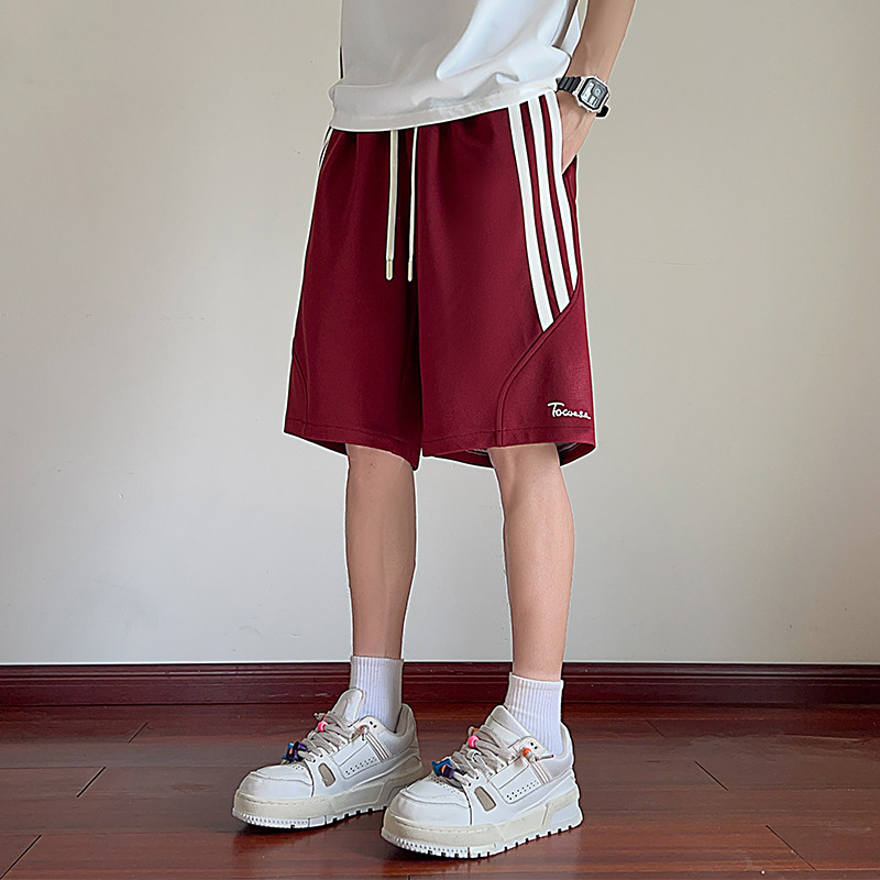 抖音品质A107-DK3931-特P22夏季休闲百搭透气三条纹清凉短裤,男装牛仔裤,电商A107