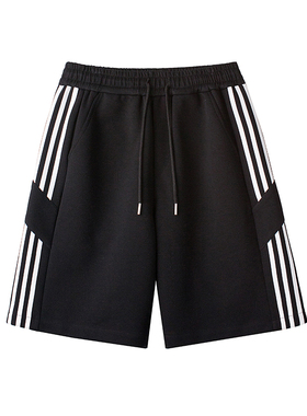 华棉 得物品质 2025百搭帅气潮流休闲短裤潮 A107-DK25602-特P35