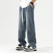 百搭直筒休闲美式 2024新款 ins H809 特P30 抖音品质牛仔裤 A107