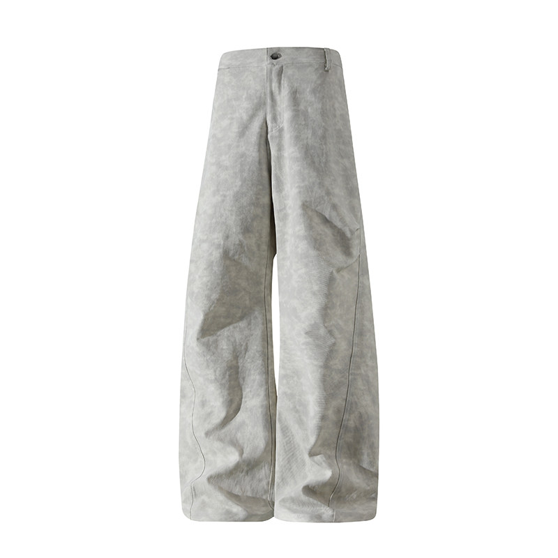 抖音大2025春季新品扎染褶皱美式百搭长裤CK26101-特P40，男装休闲裤，电商A107