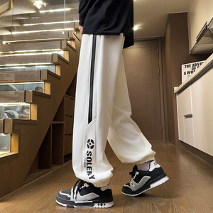 【菠萝格】A107-CK5235-特P38 控78 秋季裤子男潮流宽松休闲卫裤图片