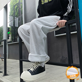 含棉量60%现货5万件华棉加绒卫裤百搭长裤CK25799-特P24加绒29，男装休闲裤，电商A107