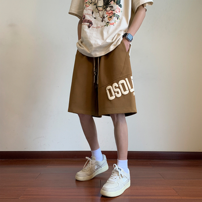 【深度库存】抖音爆款 大发泡夏季短裤 A107-K23828-特P22 红地板